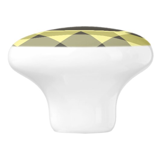 Triangles Pattern Keramische Knop (Zijkant)