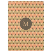 Triangles Pattern Klembord (Achterkant)