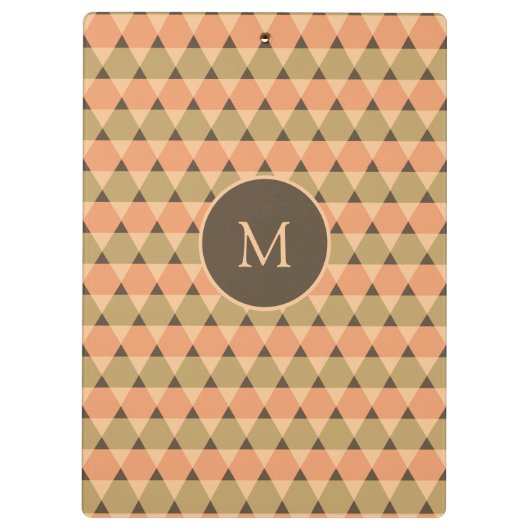 Triangles Pattern Klembord (Achterkant)