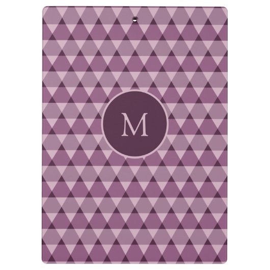 Triangles Pattern Klembord (Achterkant)