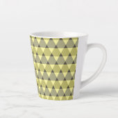 Triangles Pattern Latte Mok (Rechts)