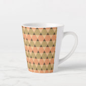 Triangles Pattern Latte Mok (Rechts)