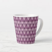 Triangles Pattern Latte Mok (Rechterhoek)