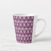 Triangles Pattern Latte Mok (Rechts)