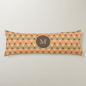Triangles Pattern Lichaamskussen (Voorkant)