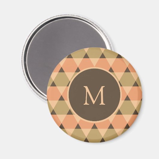 Triangles Pattern Magneet (Voorkant / Achterkant)