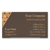 Triangles Pattern Magnetisch Visitekaartje (Voorkant)