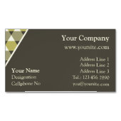 Triangles Pattern Magnetisch Visitekaartje (Voorkant)