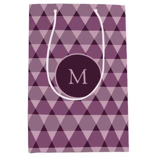 Triangles Pattern Medium Cadeauzakje (Voorkant)