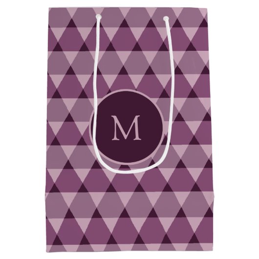 Triangles Pattern Medium Cadeauzakje (Achterkant)