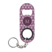 Triangles Pattern Mini Flessenopener (Voorkant)