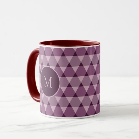 Triangles Pattern Mok (Voorkant links)
