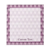 Triangles Pattern Notitieblok (Voorkant)