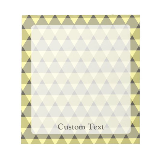 Triangles Pattern Notitieblok (Voorkant)