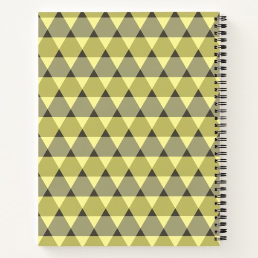 Triangles Pattern Notitieboek (Achterkant)
