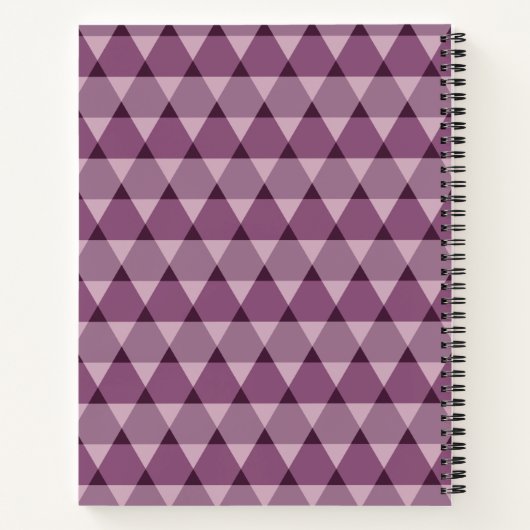 Triangles Pattern Notitieboek (Achterkant)