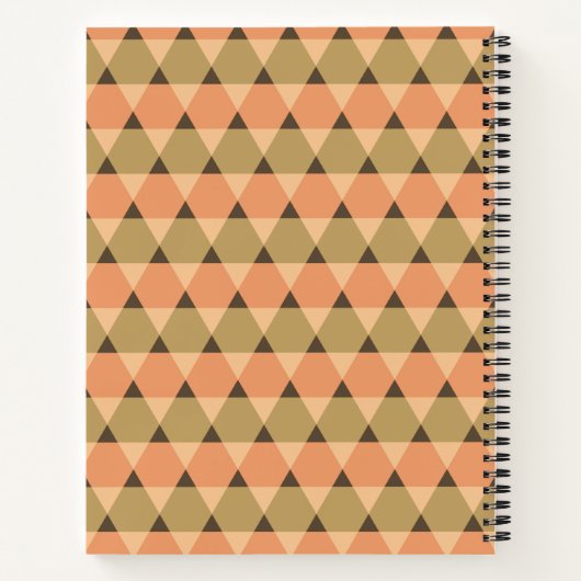 Triangles Pattern Notitieboek (Achterkant)