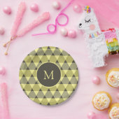 Triangles Pattern Papieren Bordje (Feest)