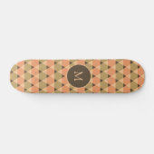 Triangles Pattern Persoonlijk Skateboard (Horizontaal)