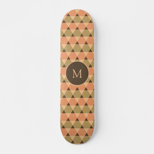 Triangles Pattern Persoonlijk Skateboard (Voorkant)