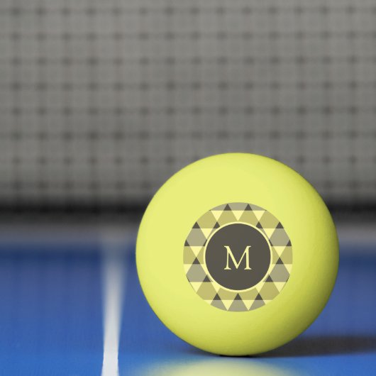 Triangles Pattern Pingpongbal (Net)