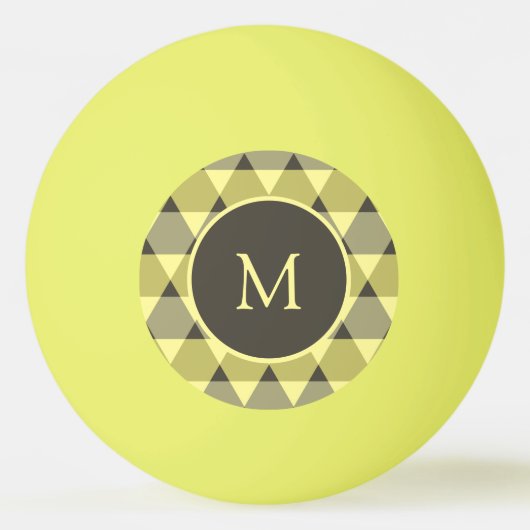 Triangles Pattern Pingpongbal (Voorkant)