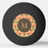 Triangles Pattern Pingpongbal (Voorkant)