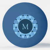 Triangles Pattern Pingpongbal (Voorkant)