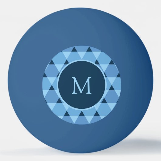 Triangles Pattern Pingpongbal (Voorkant)