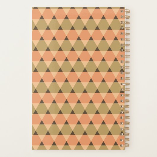 Triangles Pattern Planner (Achterkant)