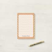 Triangles Pattern Post-it® Notes (Op bureau)
