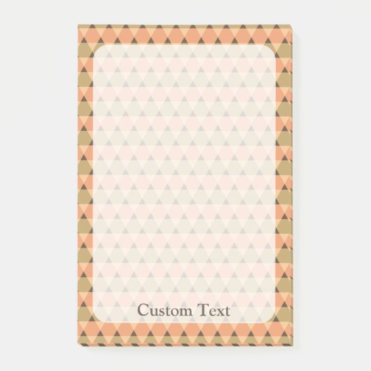 Triangles Pattern Post-it® Notes (Voorkant)