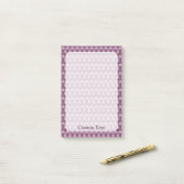 Triangles Pattern Post-it® Notes (Op bureau)