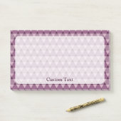 Triangles Pattern Post-it® Notes (Op bureau)