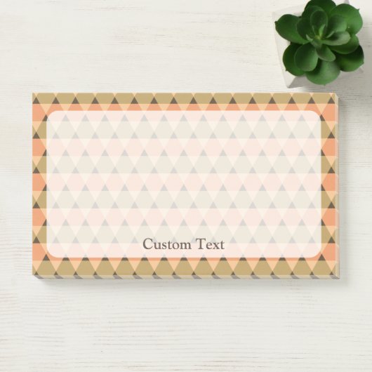 Triangles Pattern Post-it® Notes (Kantoor)