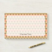 Triangles Pattern Post-it® Notes (Op bureau)