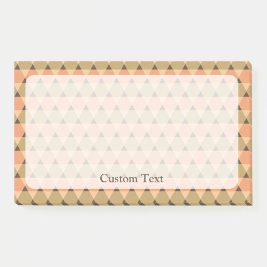 Triangles Pattern Post-it® Notes (Voorkant)