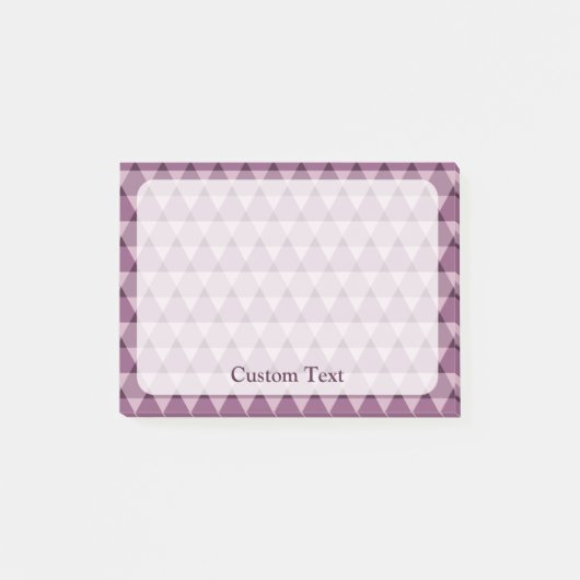 Triangles Pattern Post-it® Notes (Voorkant)