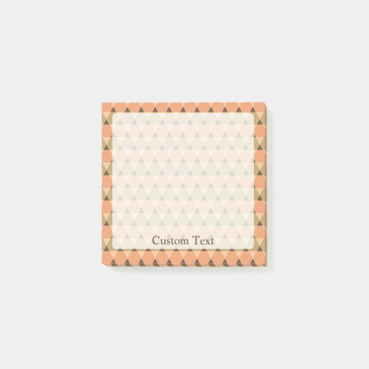 Triangles Pattern Post-it® Notes (Voorkant)