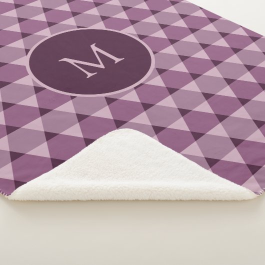 Triangles Pattern Sherpa Deken (3/4)