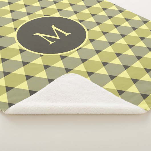 Triangles Pattern Sherpa Deken (3/4)