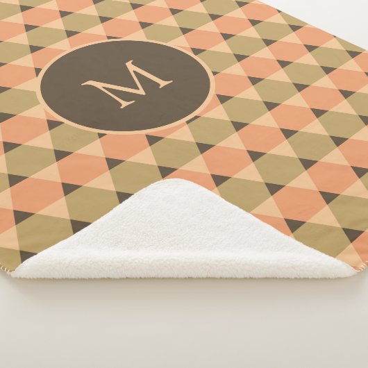 Triangles Pattern Sherpa Deken (3/4)