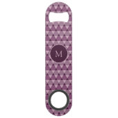 Triangles Pattern Speed Flessenopener (Voorkant)