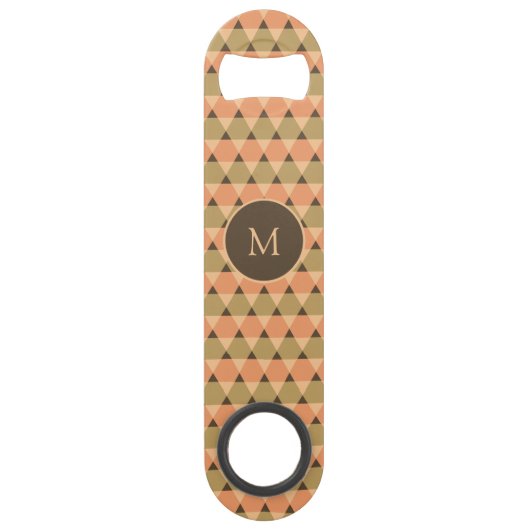 Triangles Pattern Speed Flessenopener (Voorkant)