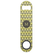 Triangles Pattern Speed Flessenopener (Voorkant)