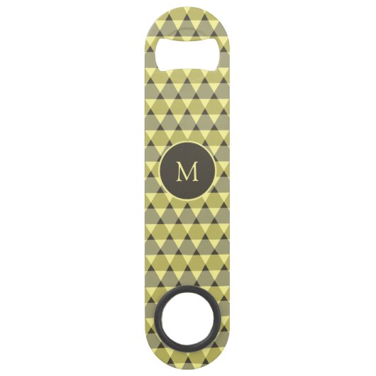 Triangles Pattern Speed Flessenopener (Voorkant)
