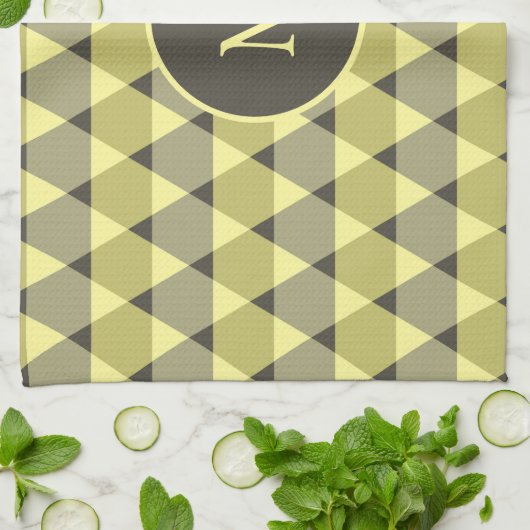 Triangles Pattern Theedoek (Gevouwen)