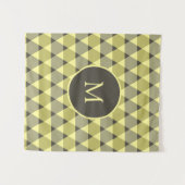 Triangles Pattern Wandkleed (Voorkant (horizontaal))