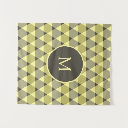 Triangles Pattern Wandkleed (Voorkant (horizontaal))