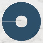 Triangles Pattern Wijnglaslabel (Achterkant)